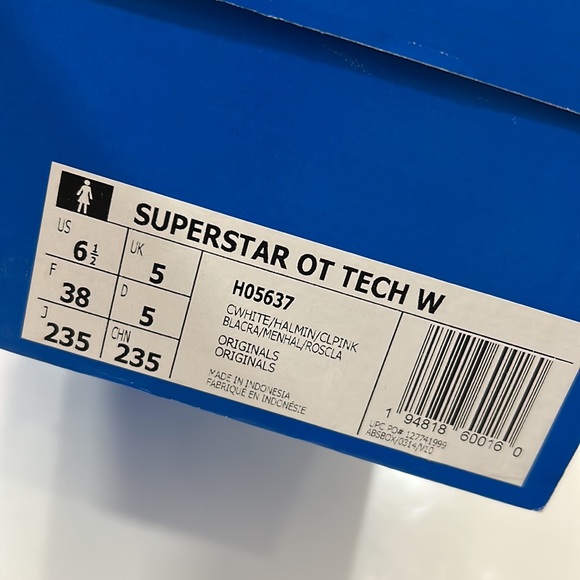 Adidas Superstar OT TECH W pastels | size 6.5 US - Picture 7 of 9